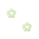 Czech glass beads flower 5mm - Alabaster Pastel green 02010-29315